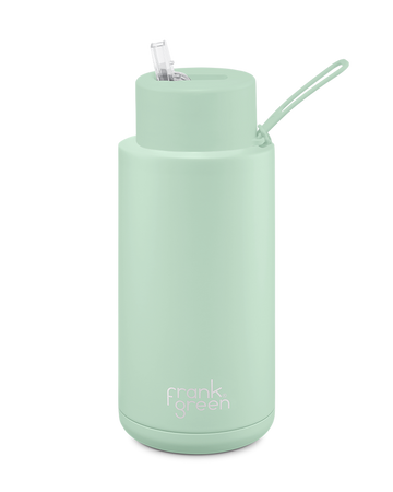 Frank Green Ceramic Reusable Bottle 1L / 34oz (Mint Gelato)